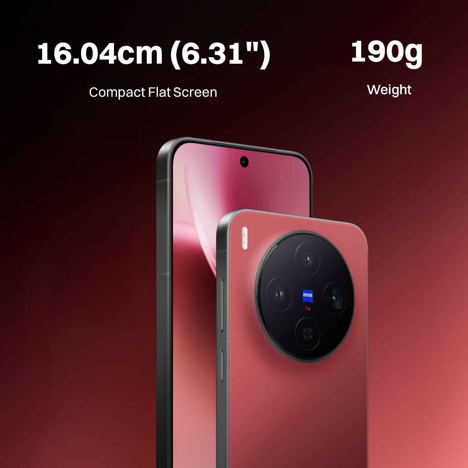 Buy vivo X300 5G (12GB RAM, 512GB, Summit Red) Online - Croma